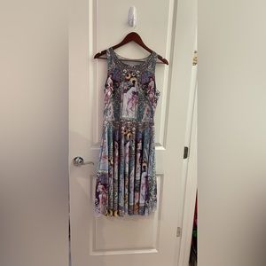 FOUR SEASONS PRINCESS MIDI DRESS Size L EUC